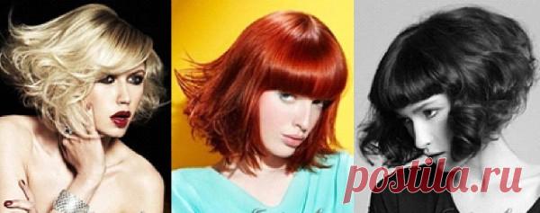 Волосы средней длины с челкой (35 фото): как красиво убрать 