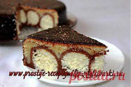 Пирог с творожными шариками | Простые рецепты для мультиварки