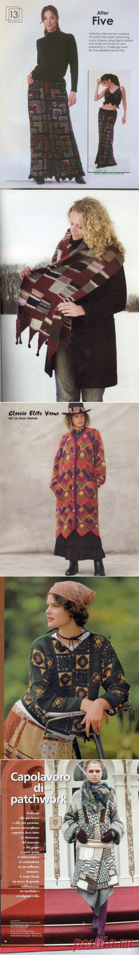 ВЯЗАНЫЙ ПЭЧВОРК-... со схемами и без... много... КЛАССНО... на любой вкус...часть2: Дневник группы «ВЯЖЕМ ПО ОПИСАНИЮ»: Группы - женская социальная сеть myJulia.ru