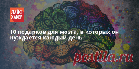 10 подарков для мозга, в которых он нуждается каждый день - Лайфхакер