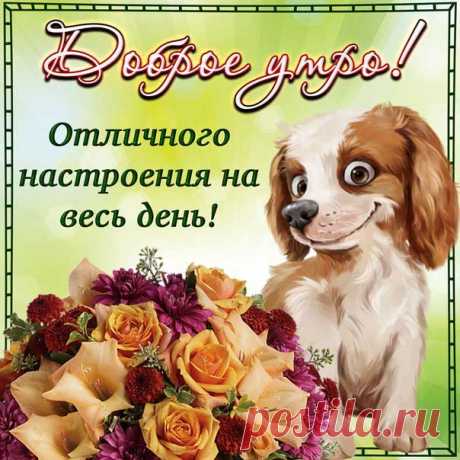 Доброе утро картинки с музыкой Мерцающие открытки утреннее пожелание со словами гифы