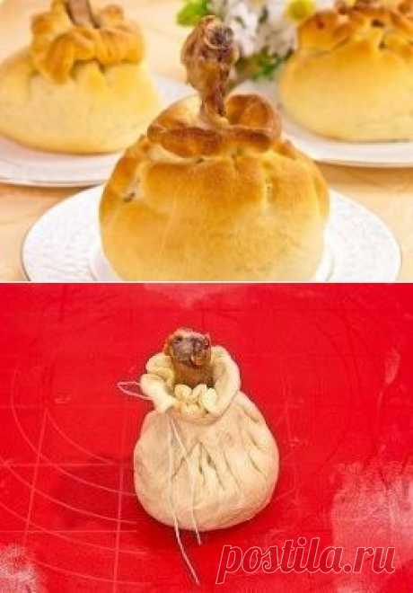 Куриные ножки в мешочке