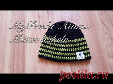 MyBoshi Atama Mütze Anleitung Stylische Häkelmütze im Boshi Style