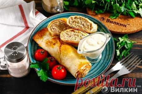 Рулет из лаваша с фаршем - готовлю, когда на пороге неожиданные гости - ЛАЙФСТАЙЛ-БЛОГ