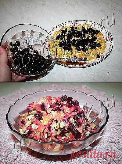 Хорошая кухня - овощной салат со свеклой. Кулинарная книга рецептов. Салаты, выпечка.