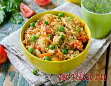 Плов с томатами и с зеленым горошком - рецепт приготовления с фото от Maggi.ru