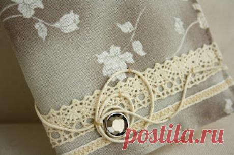 Ручная работа: Тканевая обложка для паспорта + МК