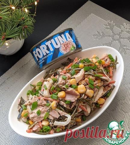 Салат "Дары Посейдона". Предлагаю приготовить на Новогодний стол вкусный, яркий и полезный салат с дарами моря.