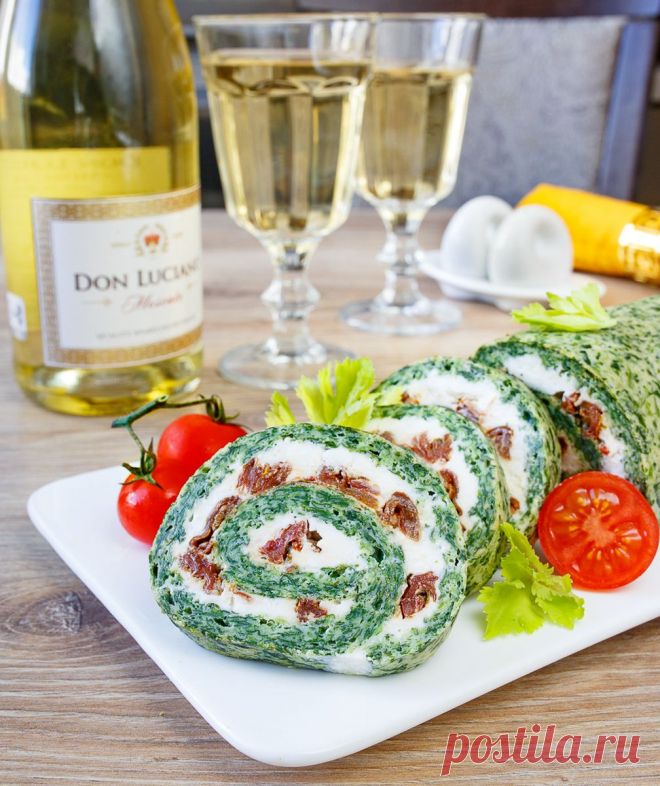 Шпинатный рулет с вялеными томатами на Вкусном Блоге Шпинатный рулет с вялеными томатами - вкусные проверенные рецепты, подбор рецептов по продуктам, консультации шеф-повара, пошаговые фото, списки покупок на VkusnyBlog.Com