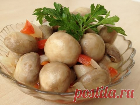 Маринованные Грибы (Шампиньоны) Очень вкусно!  (Pickled Mushrooms)