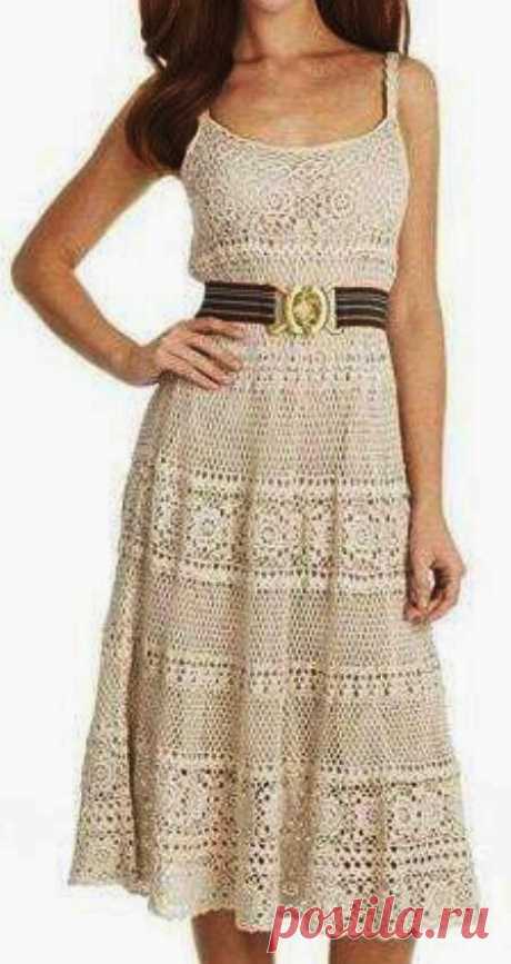 Irish crochet &: Сарафан