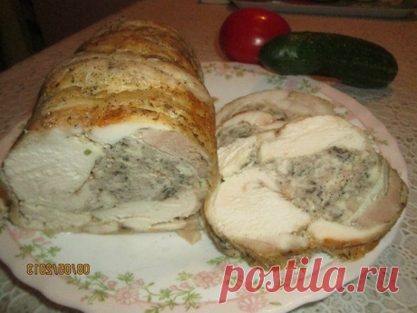 Ароматный куриный рулет со специями — вкуснее любой колбасы!