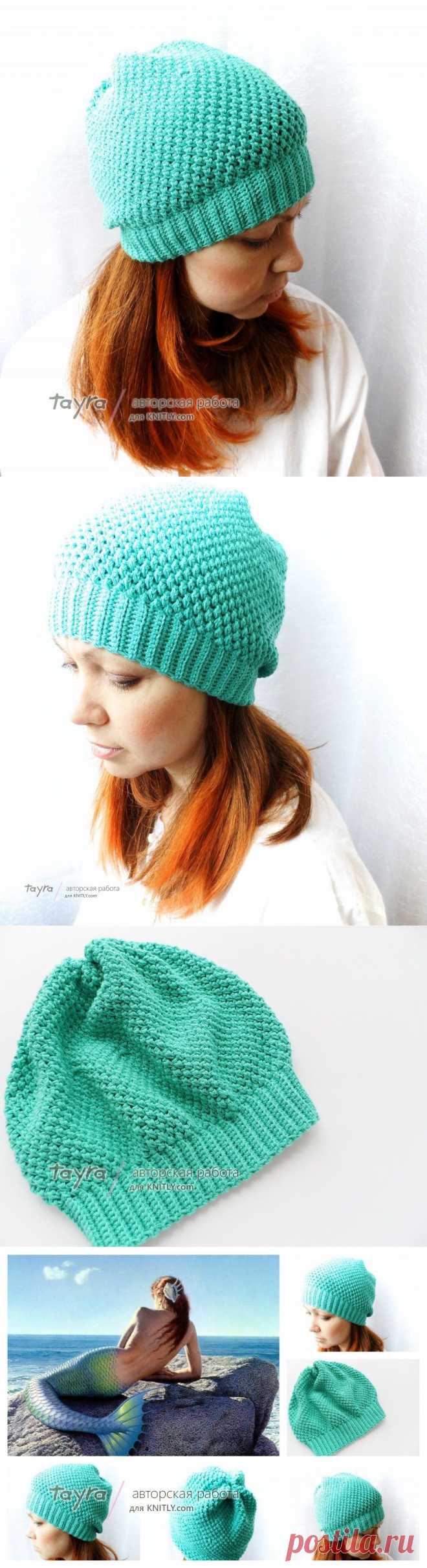 Шапочка Ундина  /  KNITLY.com - блог о рукоделии, мастерклассы