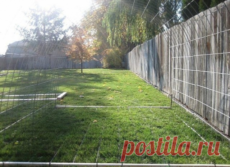 Арочная теплица из сетки и пленки. Поэтапное изготовление- мастер- класс