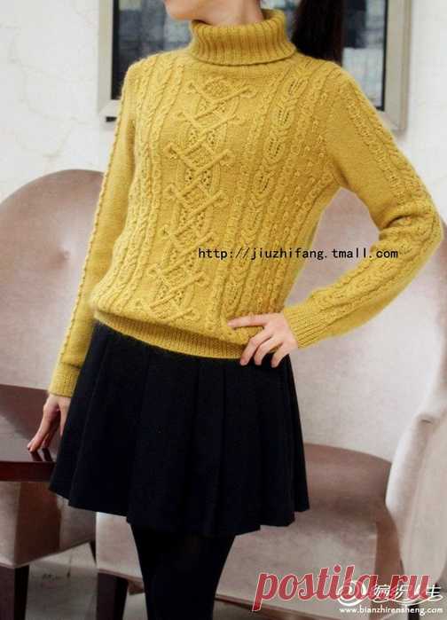 ПУЛОВЕР СПИЦАМИ