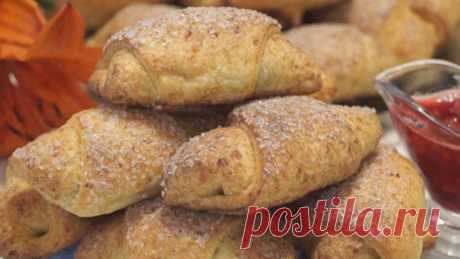Творожные рогалики