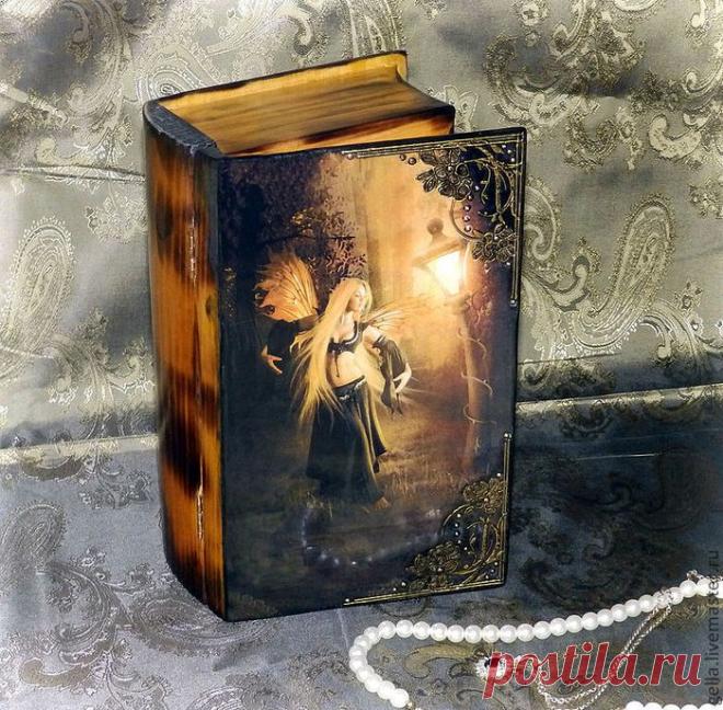 Декорирование шкатулок. Эффект «свечения». Мастер-класс.