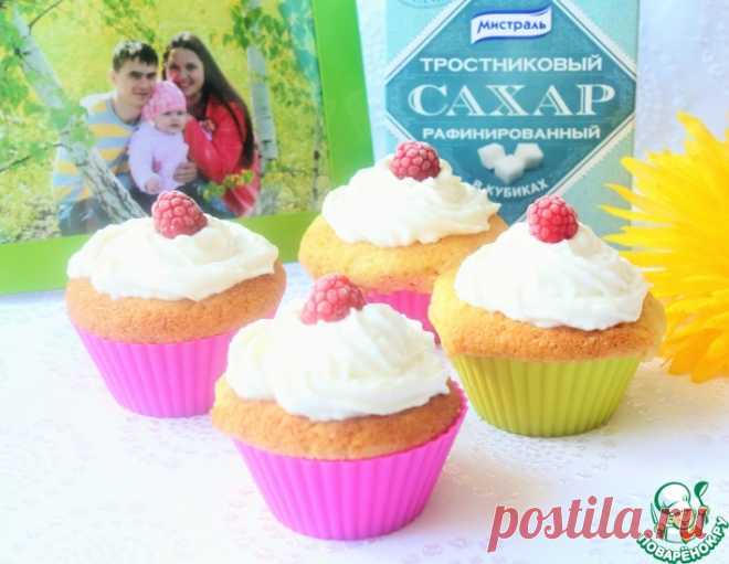 Капкейки с малиной – кулинарный рецепт