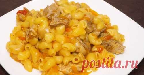 Готовим в мультиварке: отменные макароны с мясом