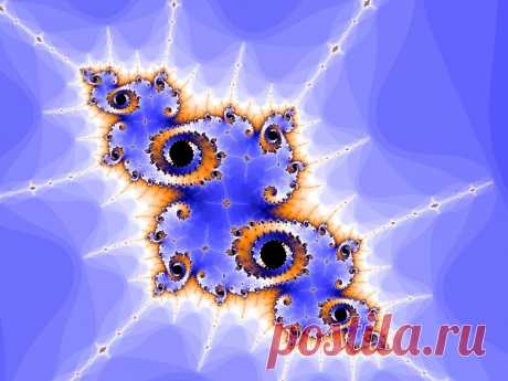 Blue Patterned Fractal  Free Stock Photo HD - Public Domain Pictures