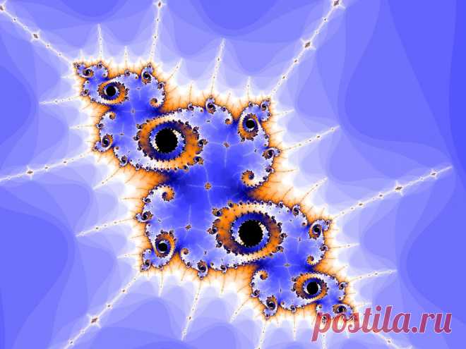 Blue Patterned Fractal  Free Stock Photo HD - Public Domain Pictures