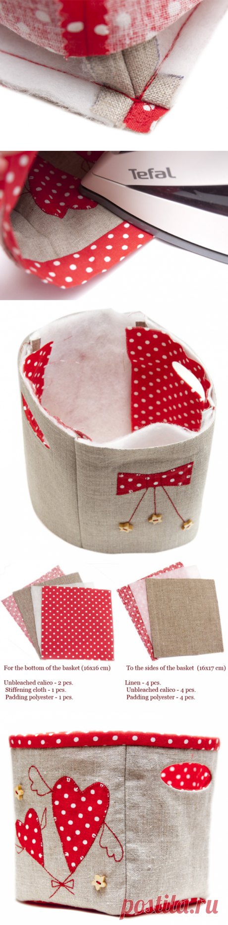 Fabric Storage Basket ~ DIY Tutorial Ideas!