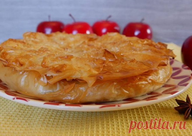 Французский яблочный пирог Крустада