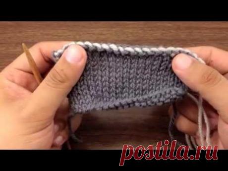 How to Knit Elizabeth Zimmerman's Sewn Bind Off