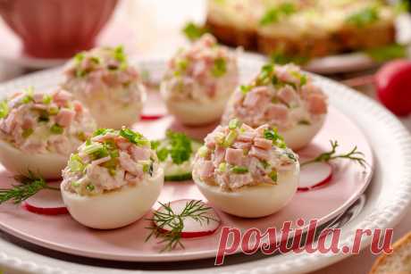 Фаршированные яйца - вкусный завтрак и интересная закуска!