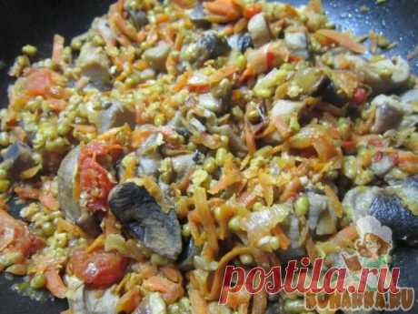 Рецепт: Плов с машем и грибами