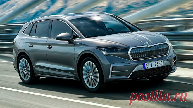 Skoda Enyaq Laurin & Klement с обновленной электрической силовой установкой