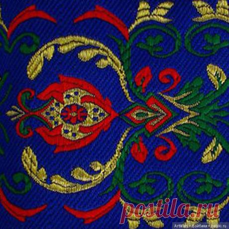 Широкая тесьма "Шантарам" для шитья восточных нарядов игрушкам / Инструменты и заготовки для кукол / Шопик. Продать купить куклу / Бэйбики. Куклы фото. Одежда для кукол