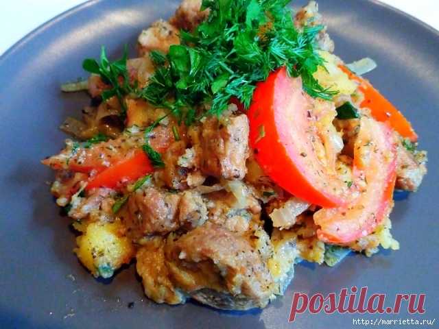 Оджахури из свиной шейки. Грузинская кухня