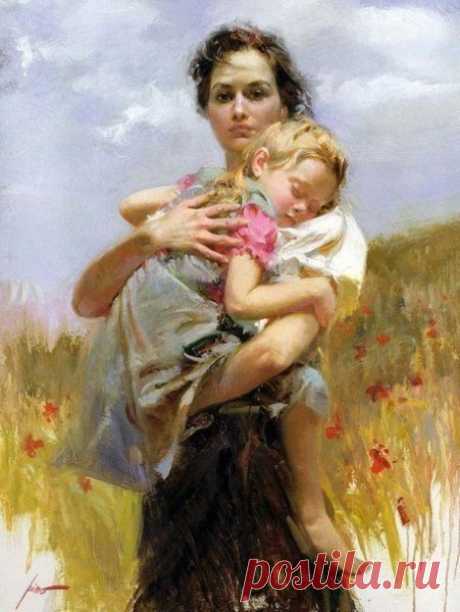Мать и дитя в творчестве художника Пино Даени 

Пино Даени (Pino Daeni) – всемирно известный книжный иллюстратор и художник. Он создал более 3000 книжных обложек, плакатов для кино и журнальных иллюстраций.Родился Джузеппе Dangelico Daeni (полное…