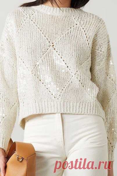 Зимнее вязание или оригинальные идеи для женских свитеров | Петелечка | Дзен