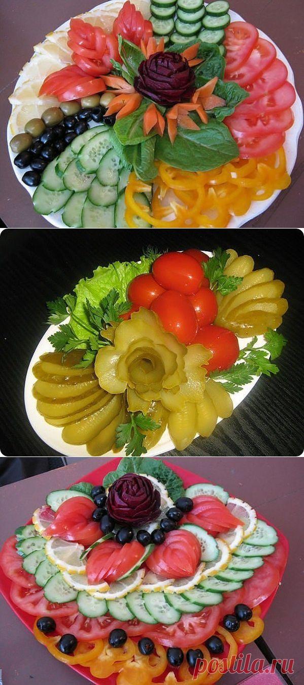 "Овощная тарелка".