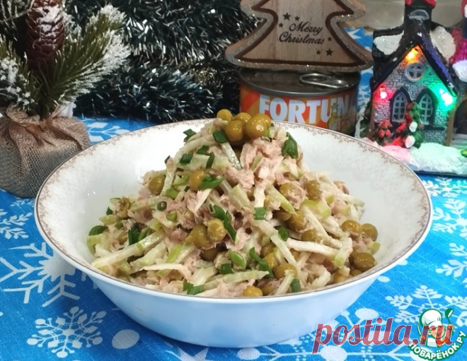 Салат с тунцом и маргеланской редькой – кулинарный рецепт