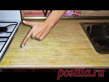 «Экологичная паста, быстрый результат»: отмываем Столешницу и Фартук от жира и налёта за пару минут