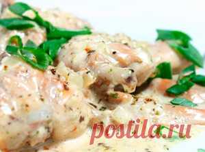 Томленый кролик в горчичном соусе:Рецепт №1