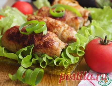Мясные рулетики с баклажанами и солеными огурцами – кулинарный рецепт