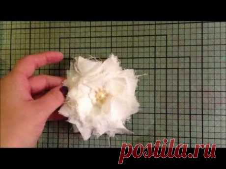 Shabby Chic Flower Tutorial