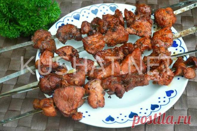 Шашлык из свинины с майонезом и луком. Пошаговый рецепт с фото - Кушать нет