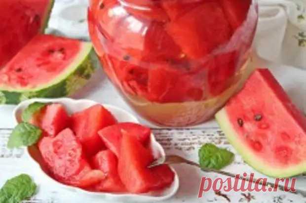 Арбузы в банке на зиму - Вкусно с Любовью - медиаплатформа МирТесен