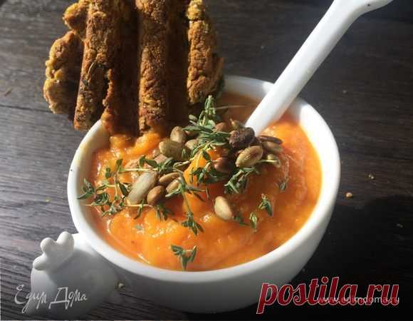 Запеченный тыквенный крем-суп на кокосовом молоке рецепт 👌 с фото пошаговый | Едим Дома кулинарные рецепты от Юлии Высоцкой