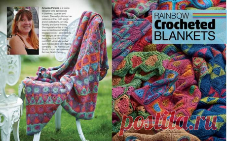 RAINBOW CROCHETED BLANKETS