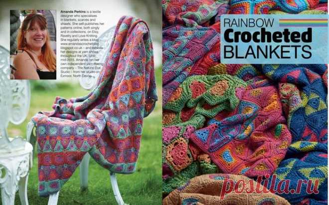 RAINBOW CROCHETED BLANKETS