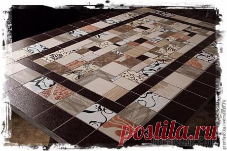 Создаем мозаичную столешницу Этот мастер-класс расскажет, как сделать шикарный подарок себе и близким в виде большой массивной столешницы. Нужны остатки керамической плитки. Рисунок, размер стола, цветовая гамма и высота может бы...