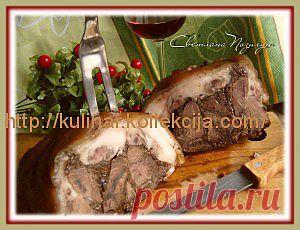 Рулет из свиной рульки от Светланы Позигун. | Кулинария своими руками