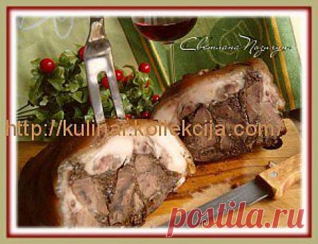 Рулет из свиной рульки от Светланы Позигун. | Кулинария своими руками