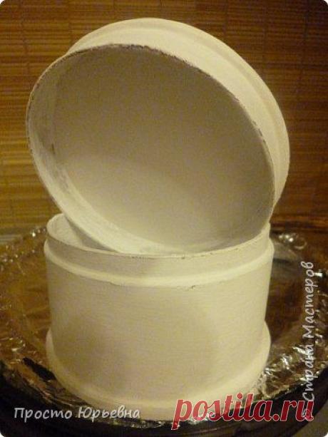 Как сделать круглую шкатулку под декупаж - Сам себе волшебник